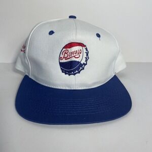 VINTAGE Pepsi Cola Buffalo NY Hat KP Headgear Snap‎ Back 100% Cotton Perfect